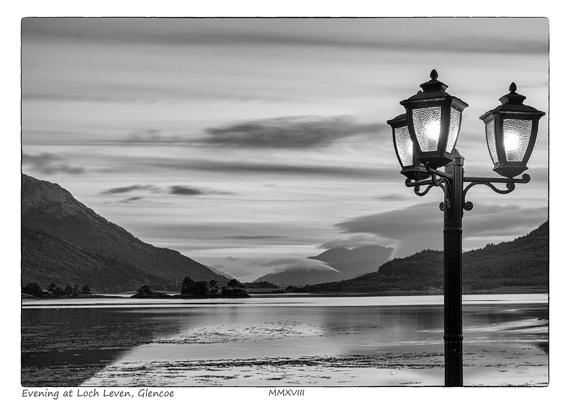 Evening at Loch Leven, Glencoe (Scottish Highlands)
