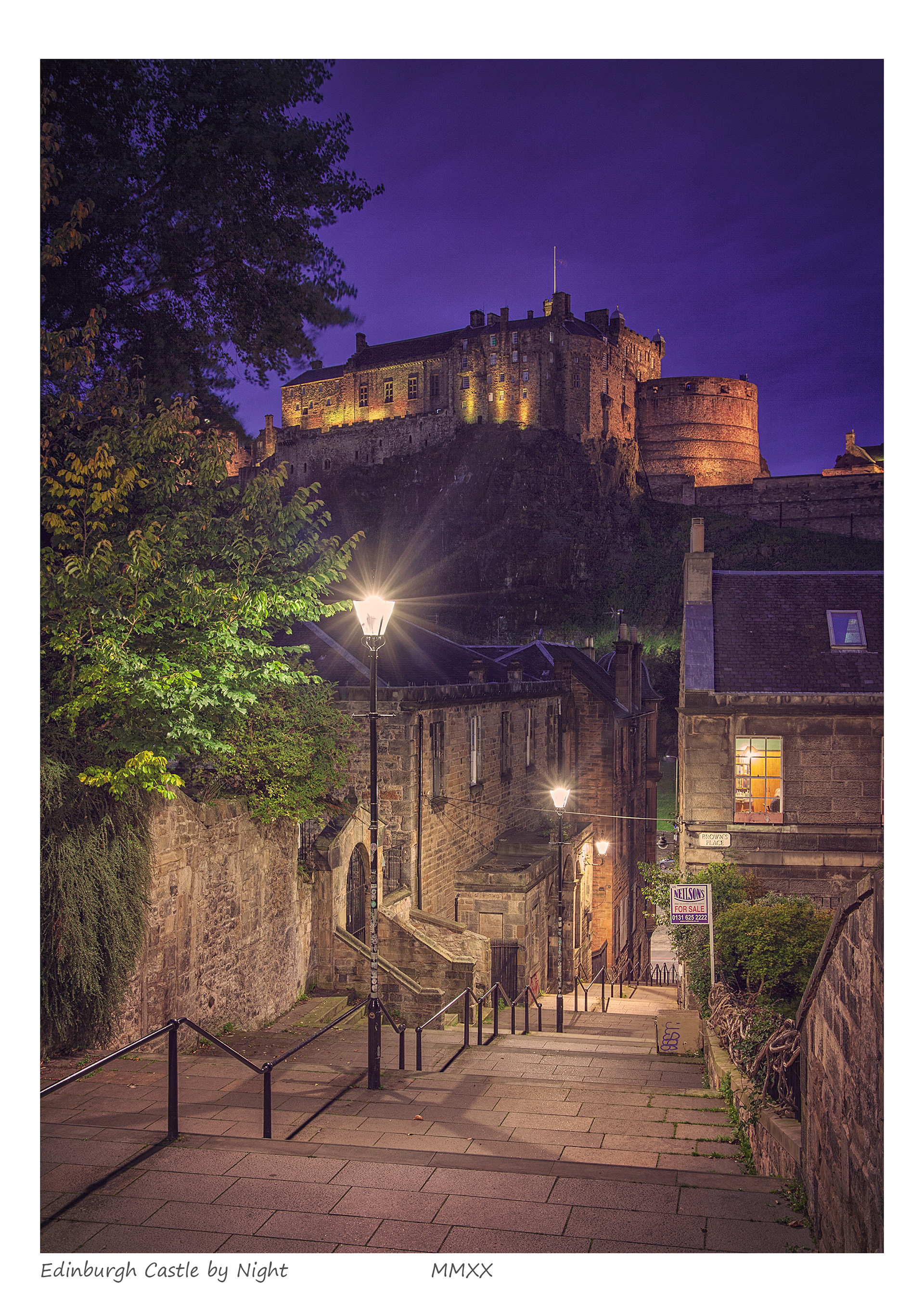 Edinburgh Castle by Night