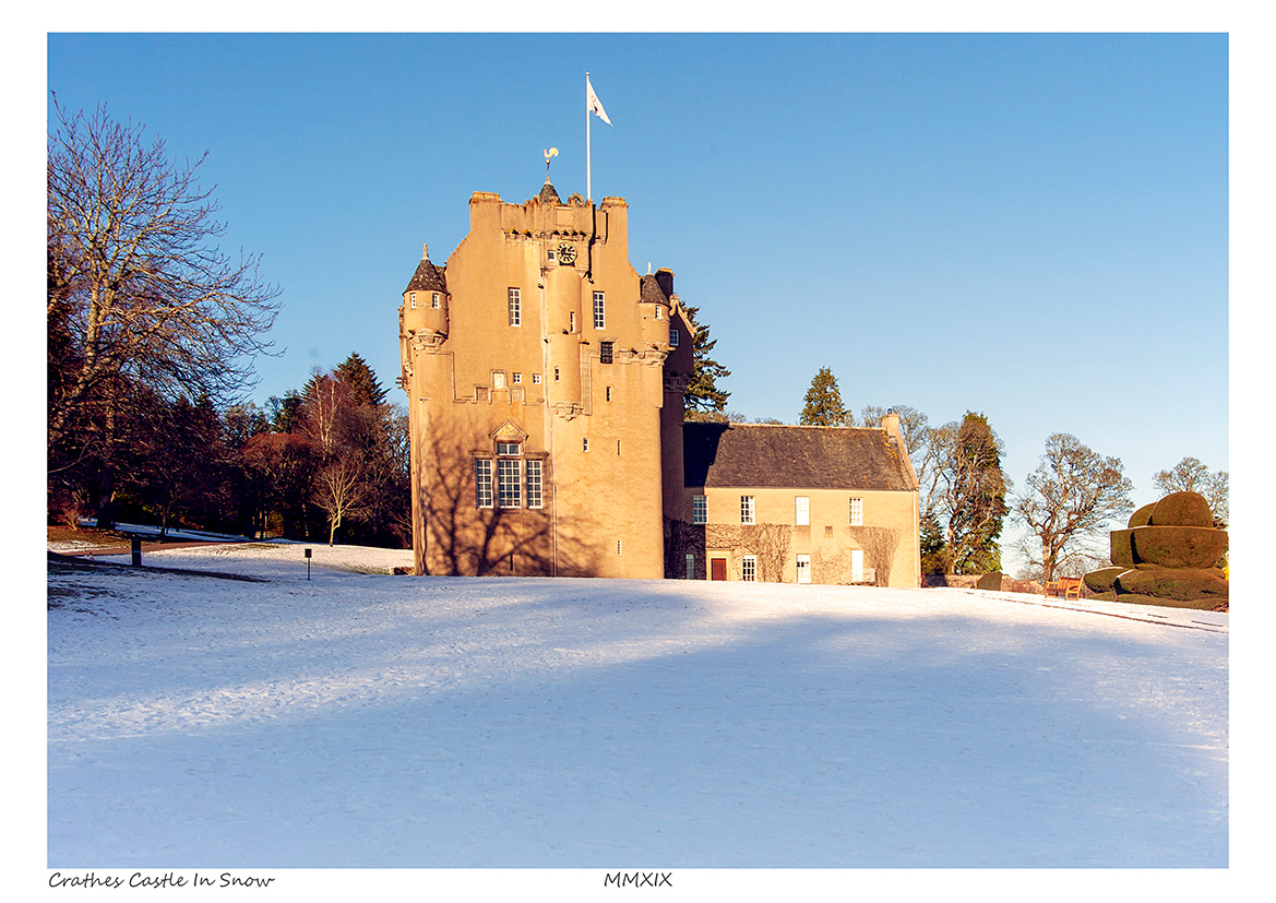Crathes Castle in Snow (Aberdeenshire)