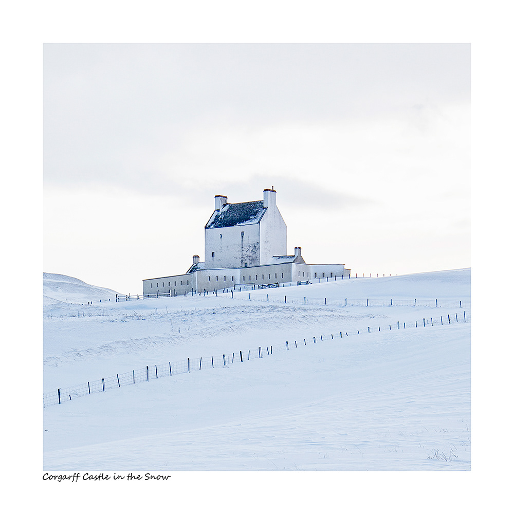 Corgarff Castle in the Snow