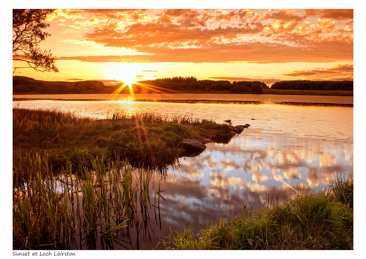 Sunset at Loch Loirston (Aberdeen)
