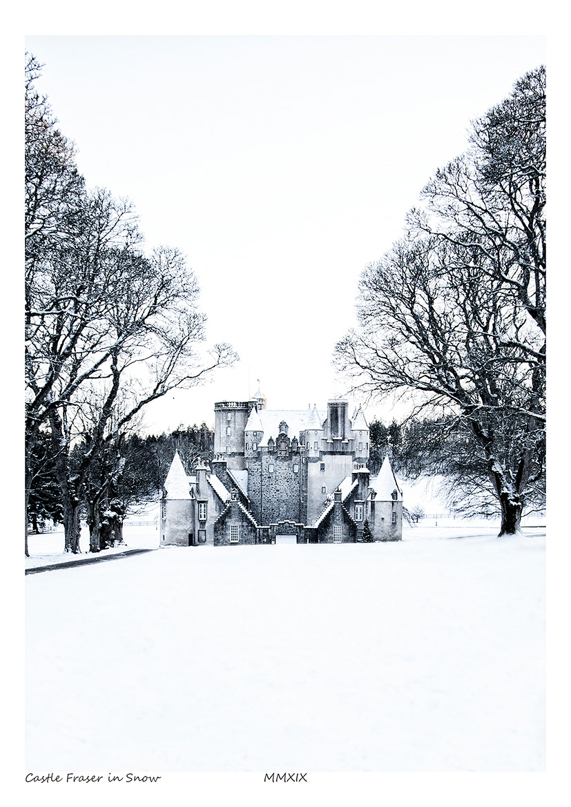 Castle Fraser in Snow (Aberdeenshire)
