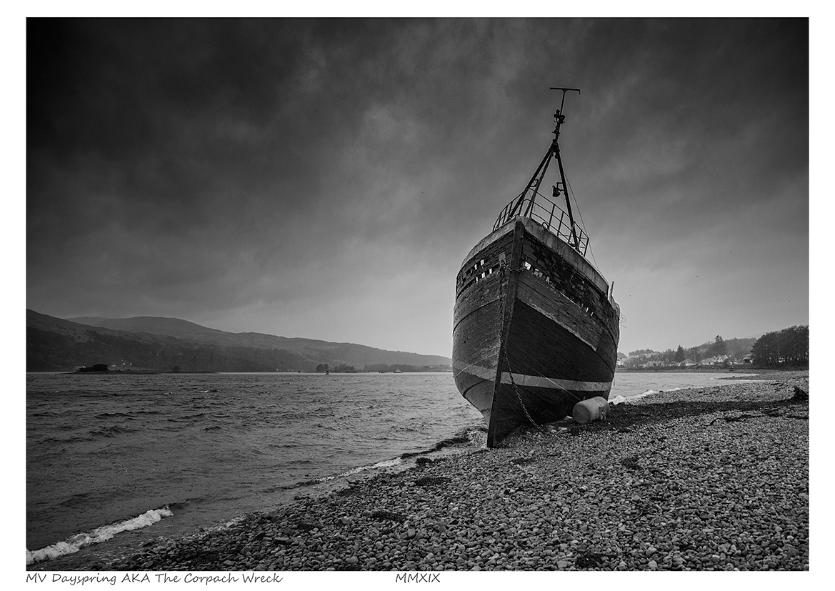 MV Dayspring AKA The Corpach Wreck (Fort William)