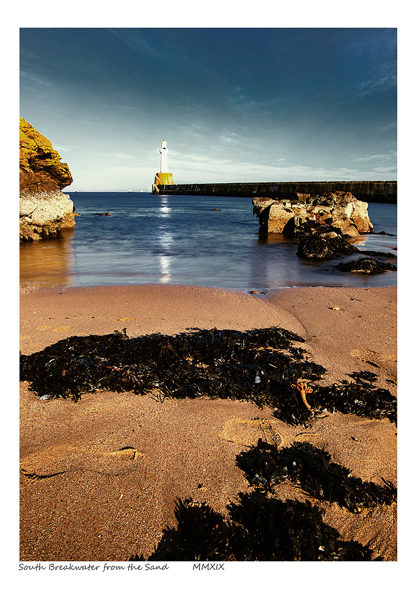 South Breakwater from the Sand (Aberdeen)