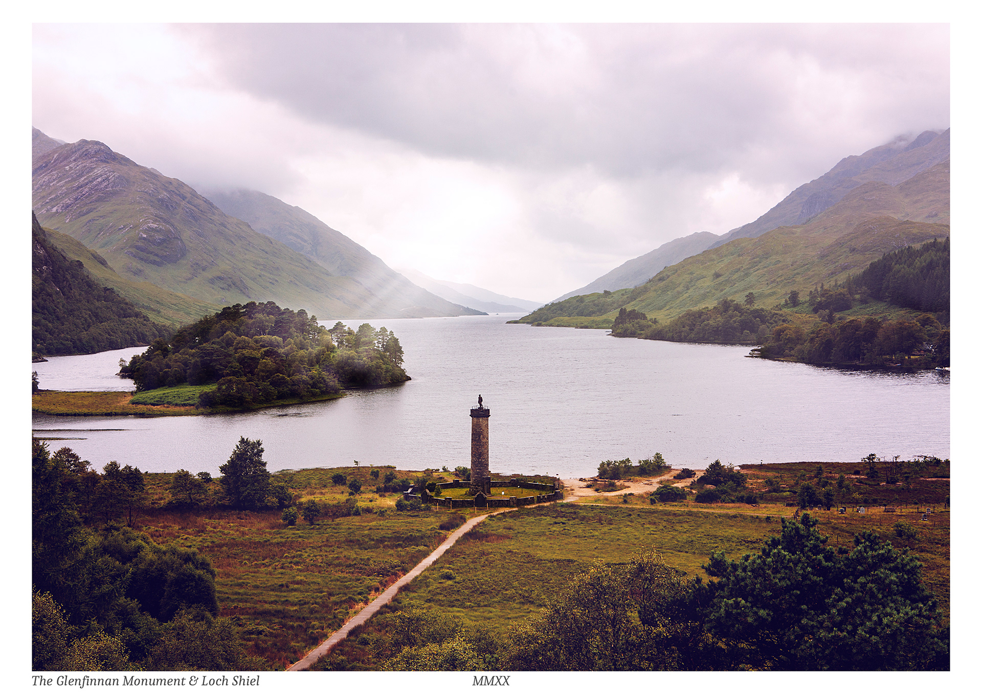 The Glenfinnan Monument and Loch Shiel