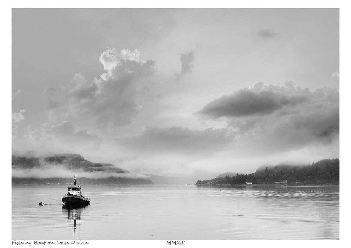 Fishing Boat on Loch Duich (Scottish Highlands)