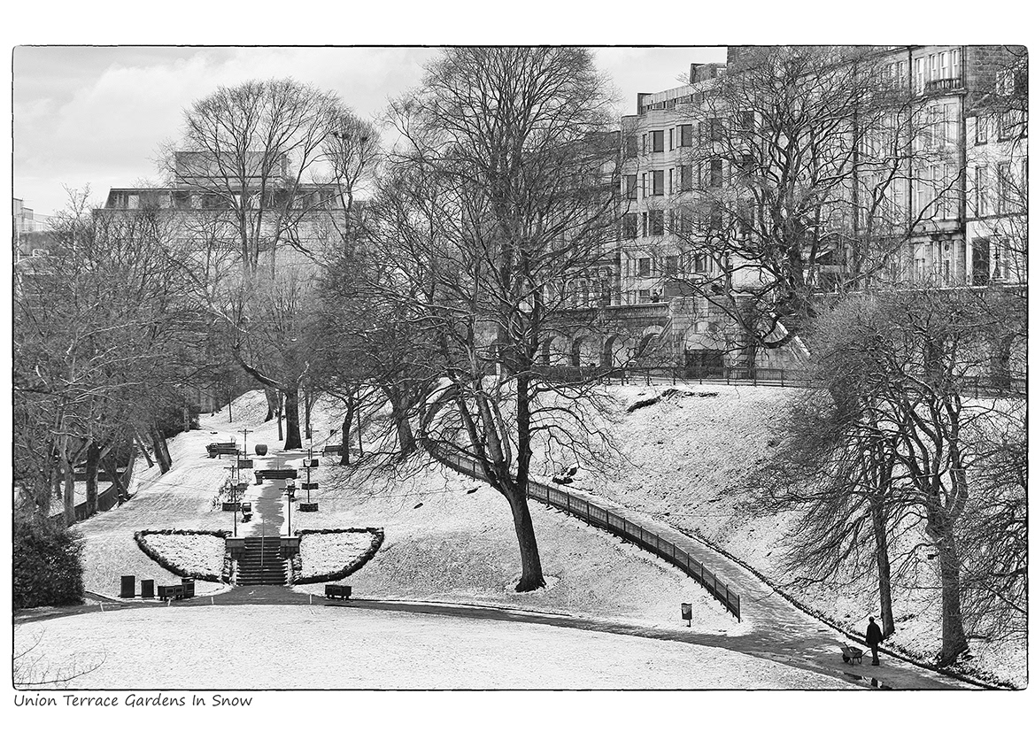 Union Terrace Gardens in Snow (Aberdeen)