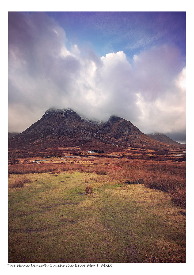 The House Beneath Buchaille Etive Mor I (Scottish Highlands)