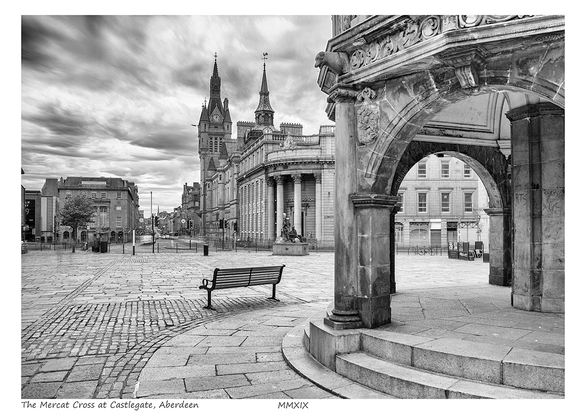 The Mercat Cross at Castlegate, Aberdeen