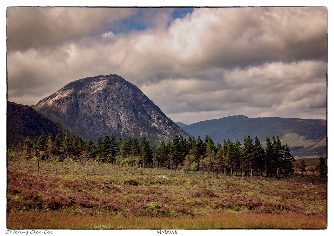 Entering Glen Coe (Scottish Highlands)