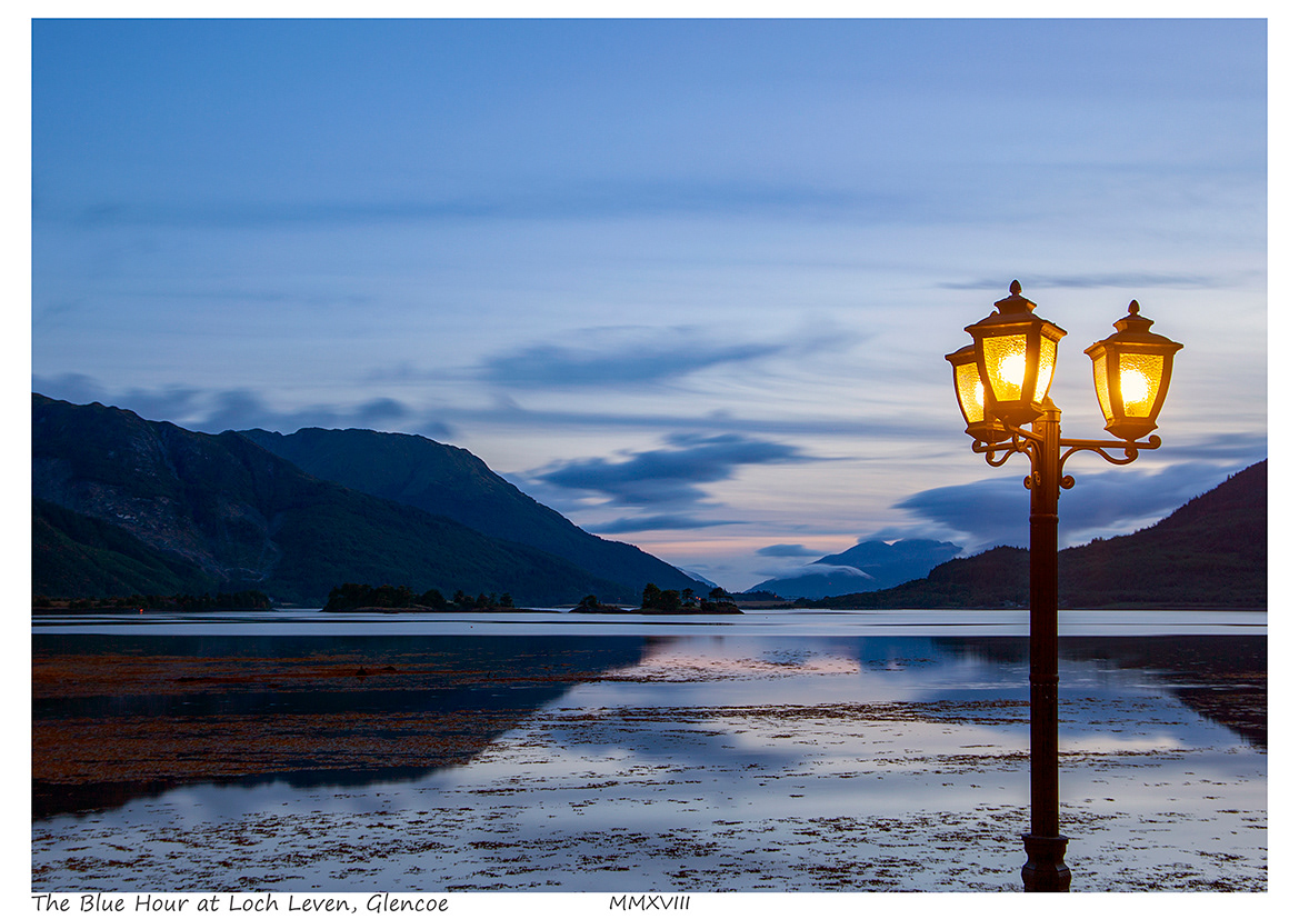 The Blue Hour at Loch Leven, Glencoe (Scottish Highlands)