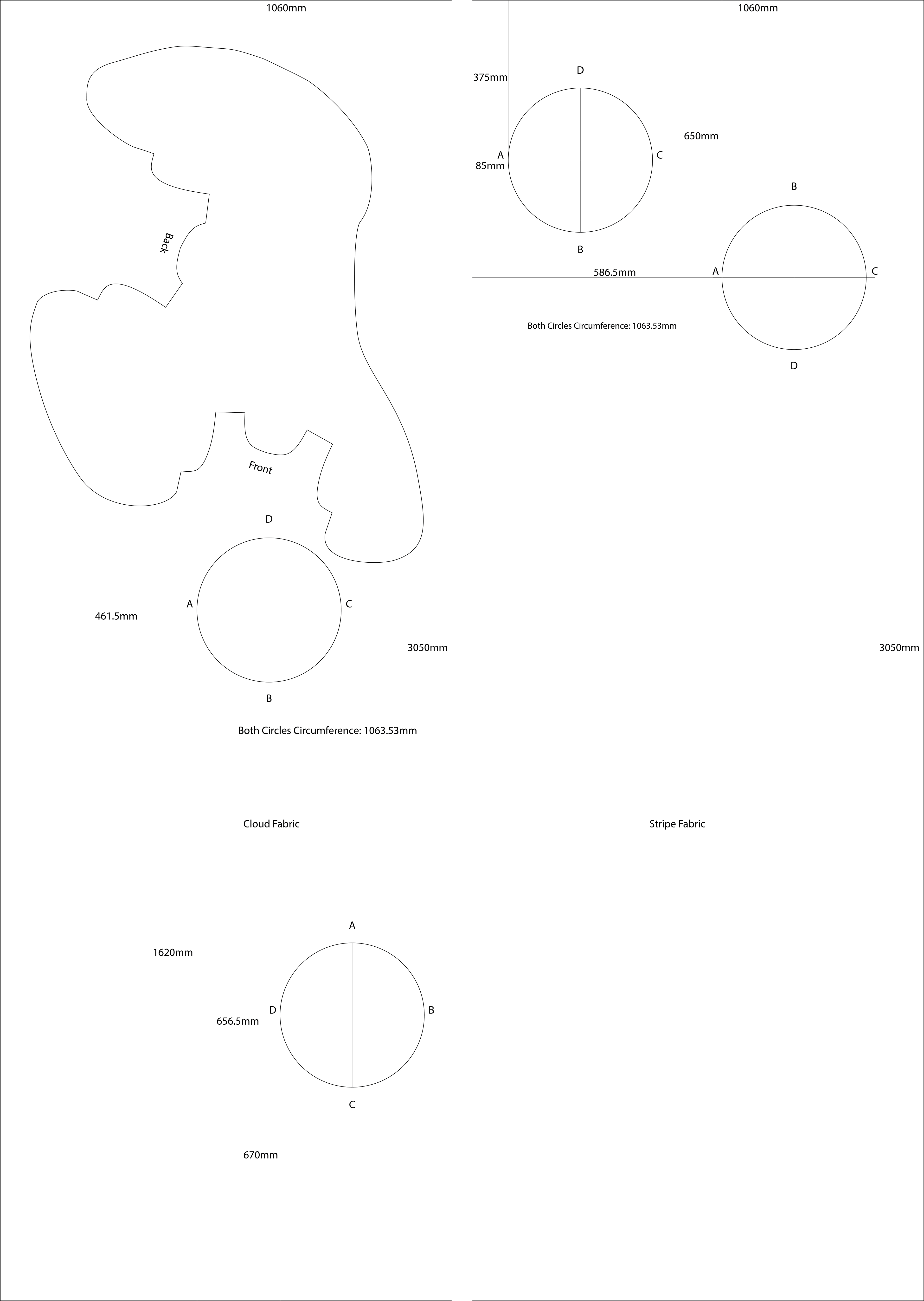 4 Holes Tunnel Technique 2D Pattern