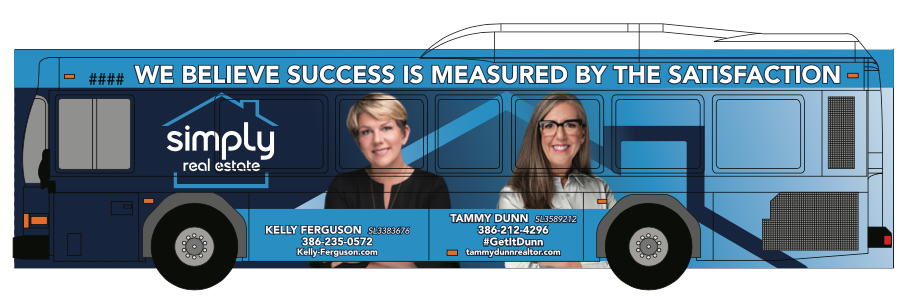 Simply Real Estate - Full Side Bus Artwork