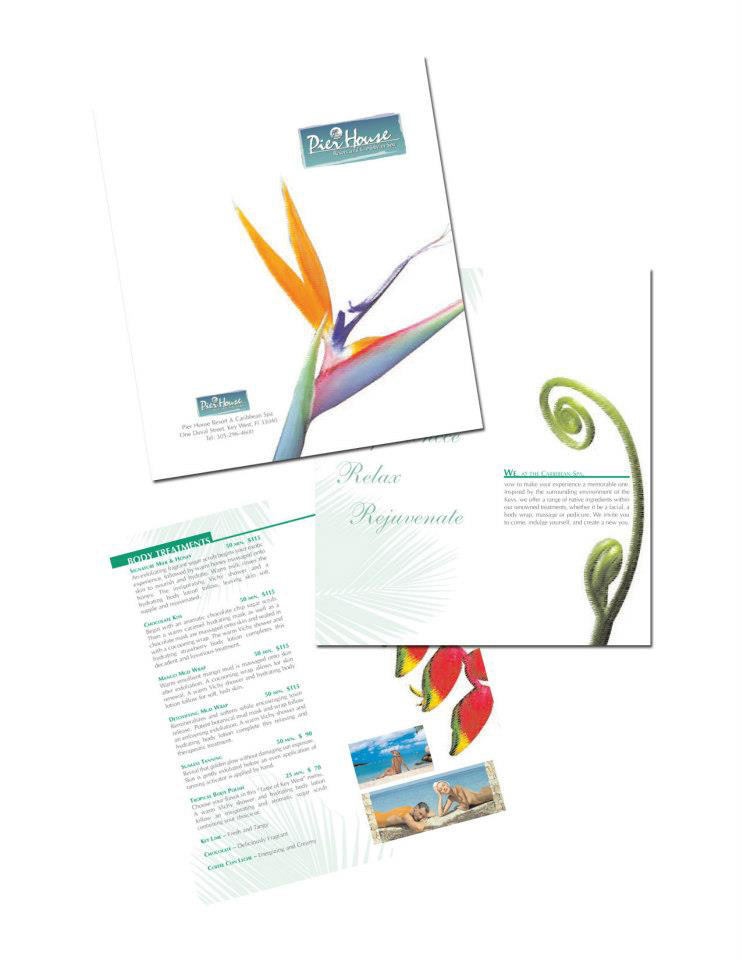 Pier House Spa Menu