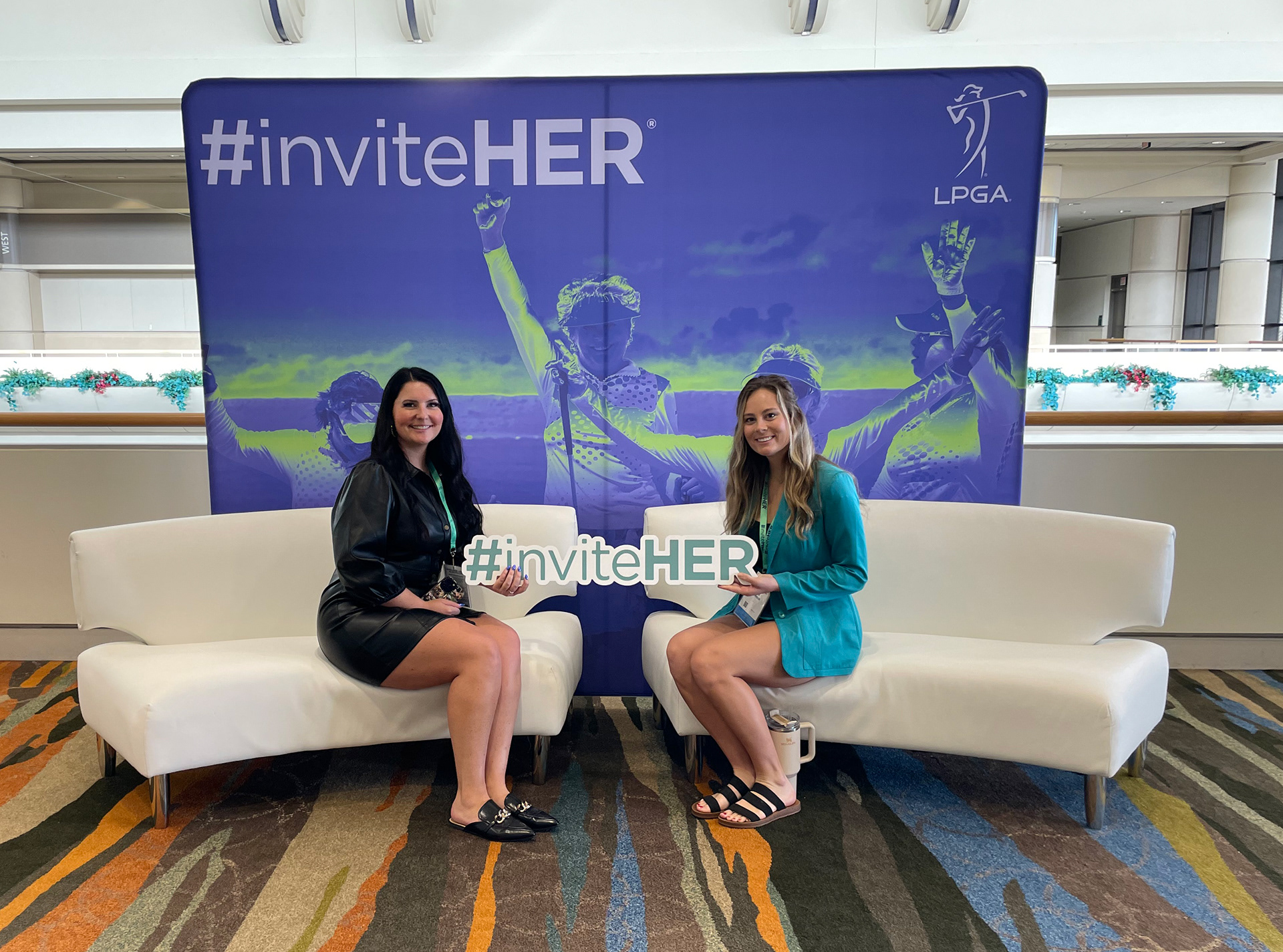 Large Format Graphic for #inviteHER - Featured at PGA Show!