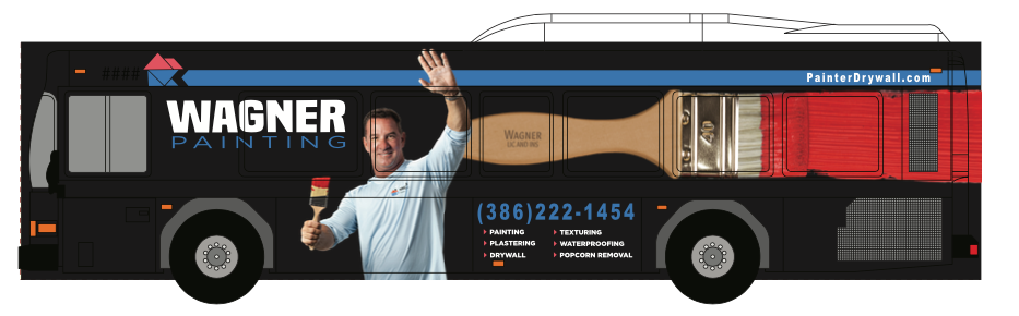 Wagner Painting - Full Side Bus Artwork
