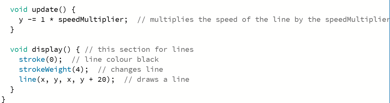 Speed multiplier of the expansion of the circle and lines.