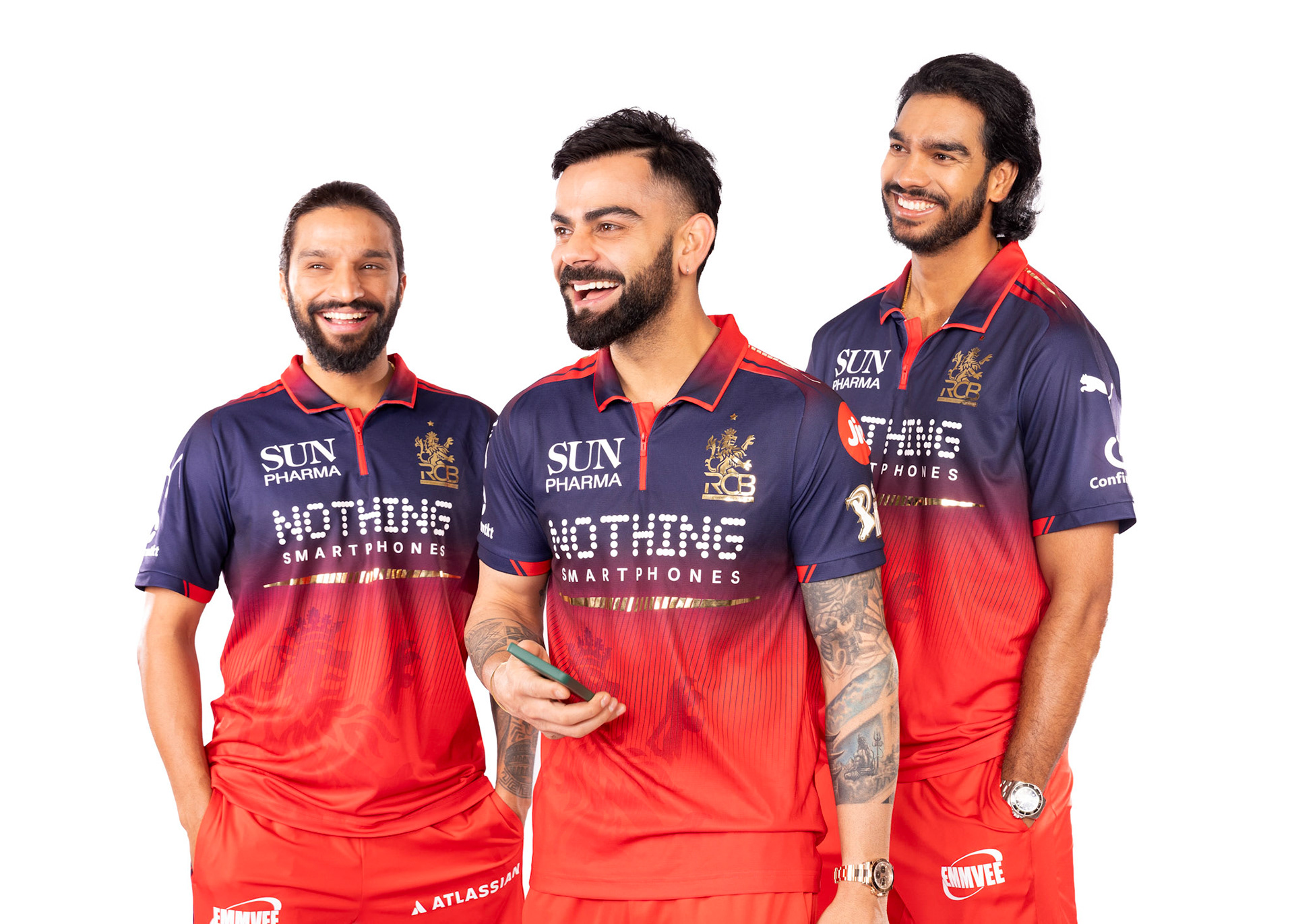 Virat Kohli - Rajat Patidar - Venkatesh Iyer, Royal Challengers Bangalore - RCB