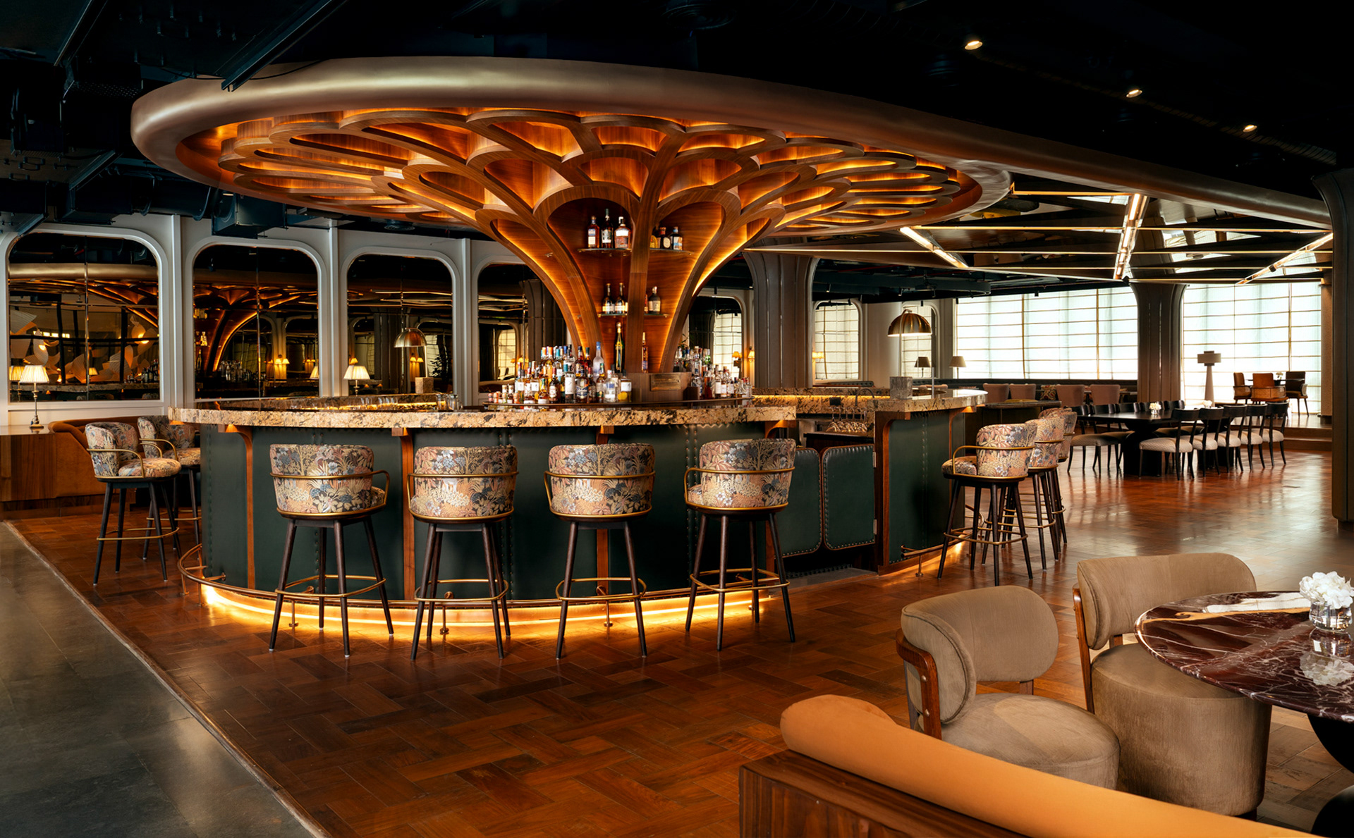 Luxury Hospitality Interior Photography for 'The Quorum Club' Hyderabad