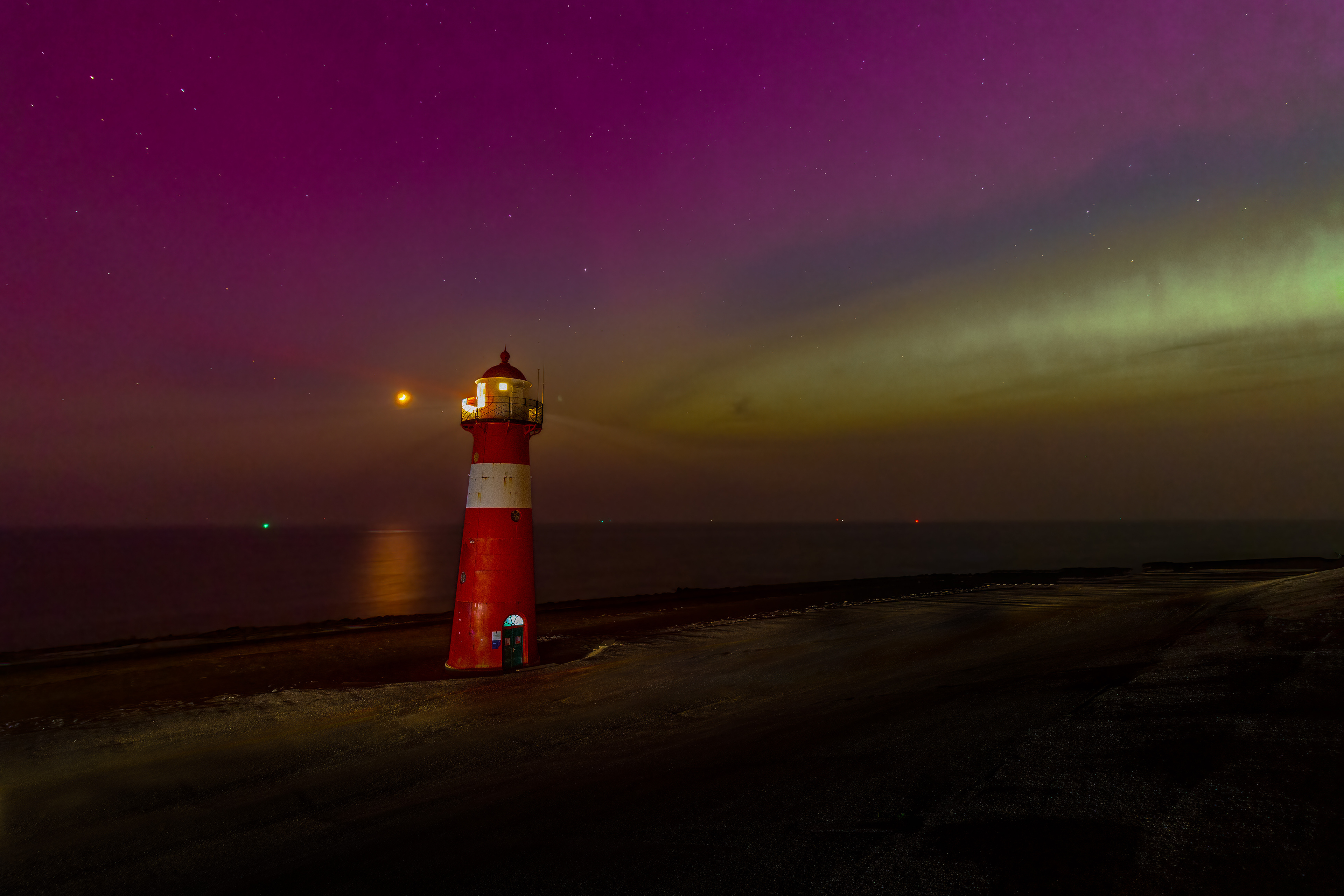 Noorderlicht in Nederland!!!! nacht 10 mei op 11 mei 2024
