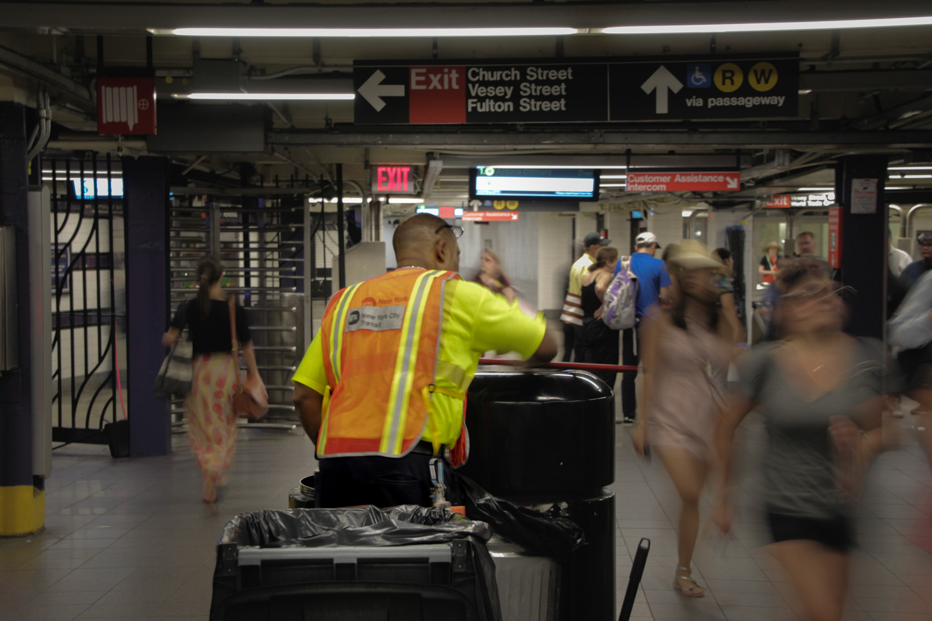 An essential worker in NYC