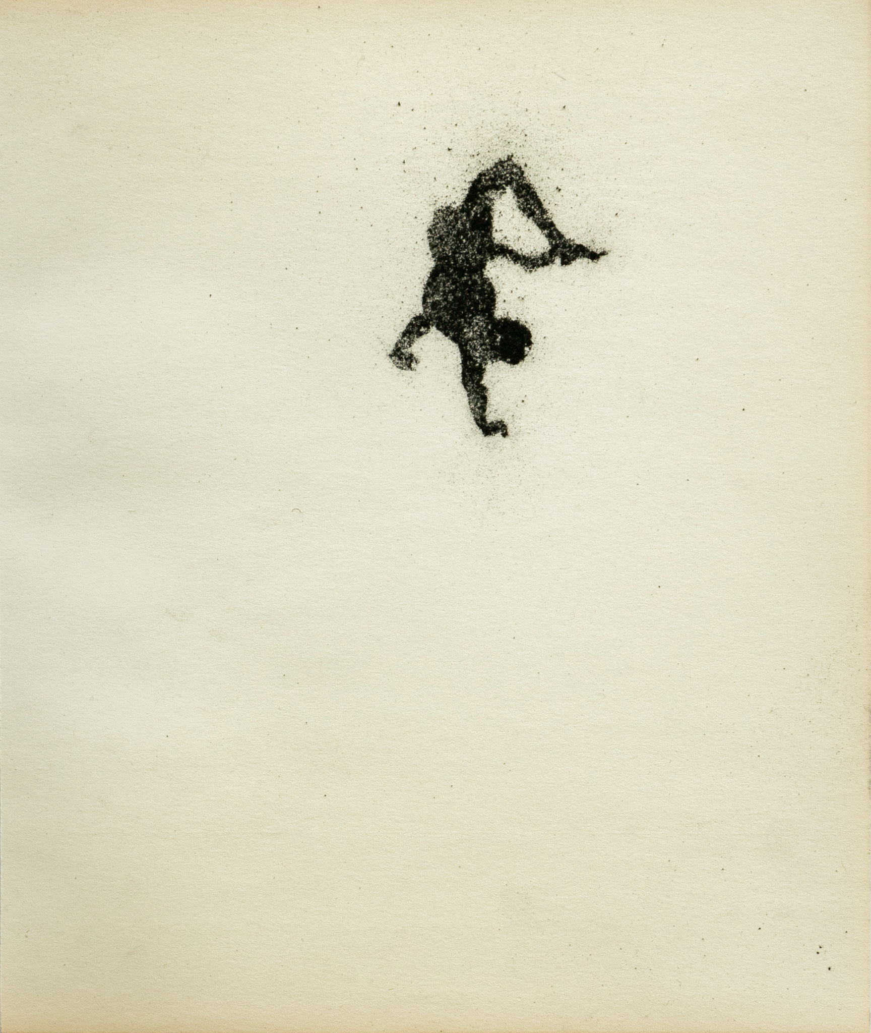 Untitled, graphite(powder) on paper, 23,9 x 20 cm, 2020