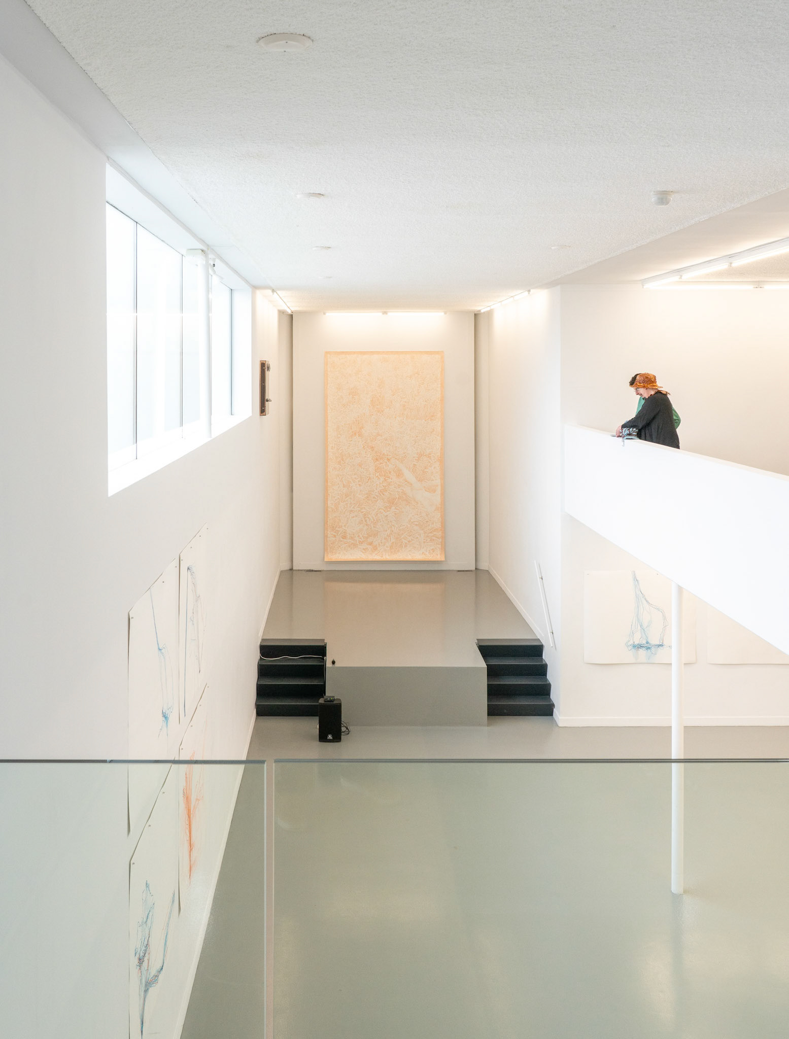 Untitled (July 19), coloured pencil on paper, 427 x 240 cm, 2025, Drawing Centre Diepenheim 2026