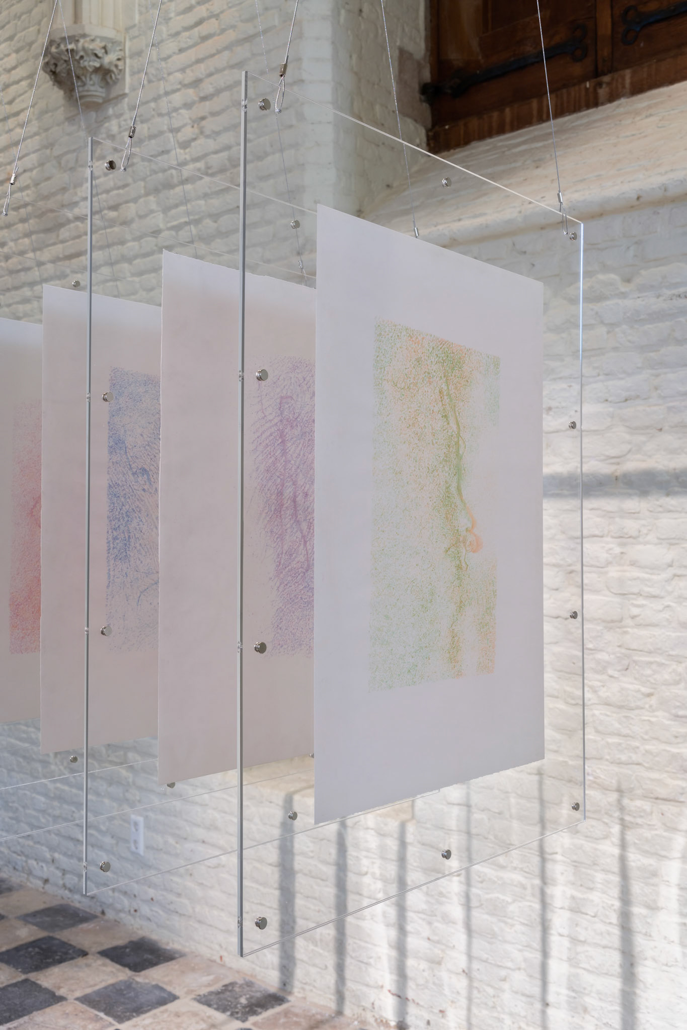 Covered (my skin), installation view Vleeshal 2024, photo Gunnar Meier 