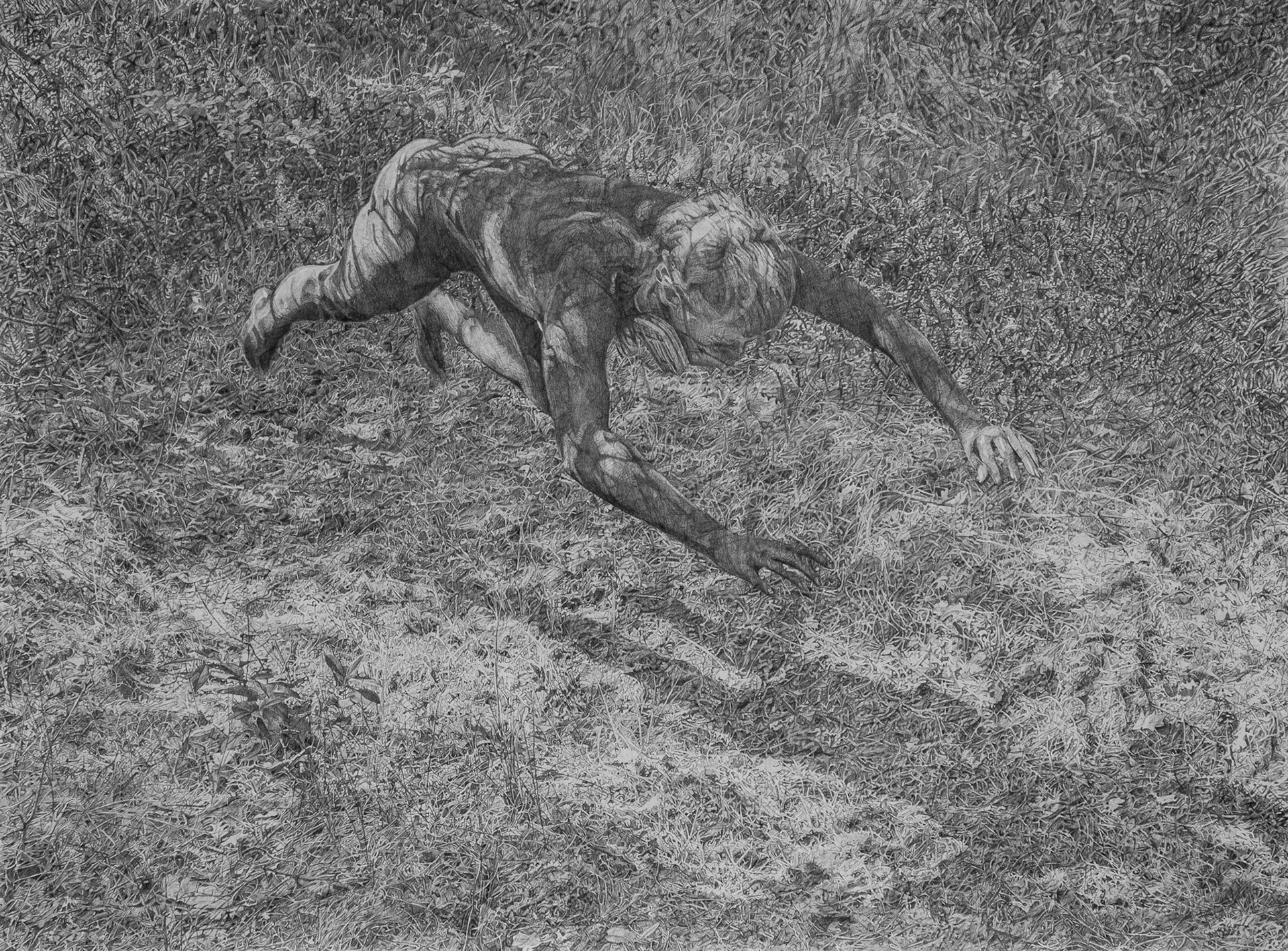 18.06.07 16.54.49​​​​​​​, graphite on paper, 150 x 200 cm, 2018