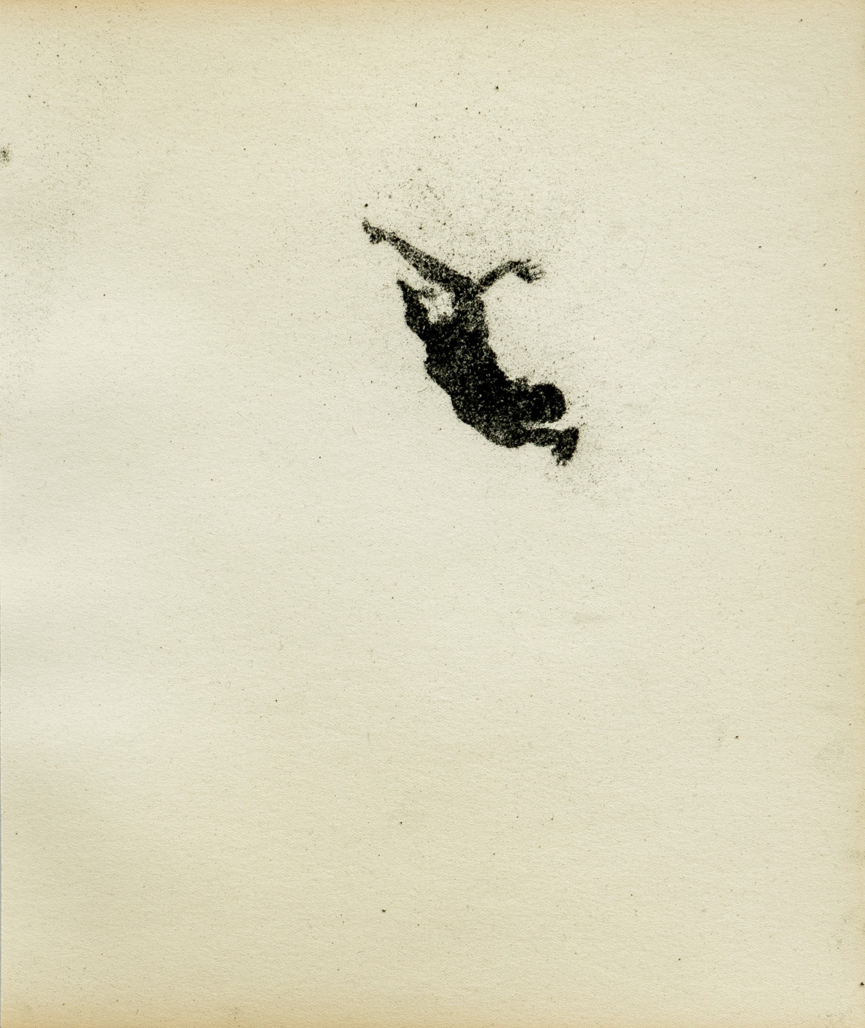 Untitled, graphite(powder) on paper, 23,9 x 20 cm, 2020