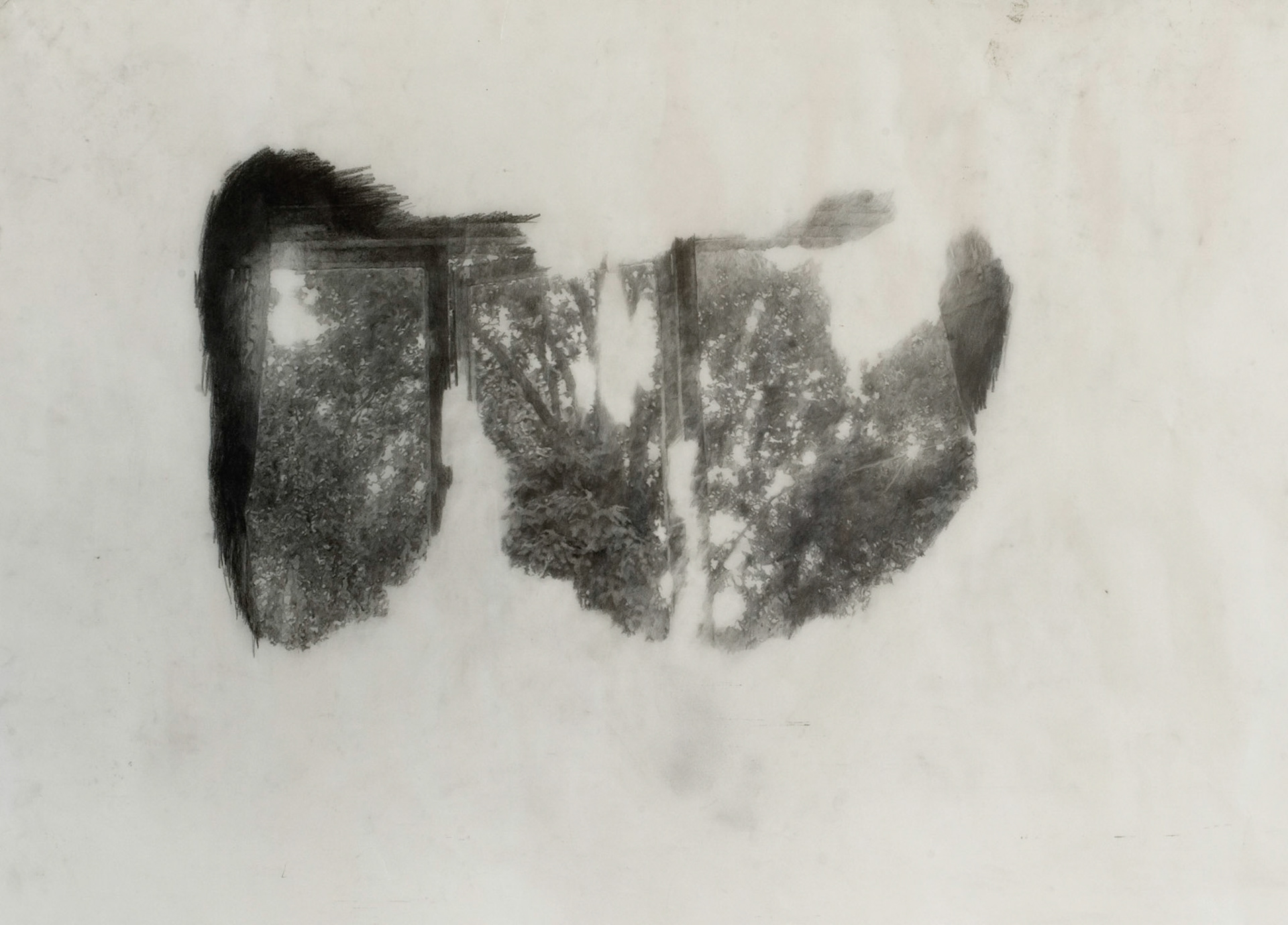  June 30th 07:01, graphite on tracing paper, 84 x 119 cm, 2010