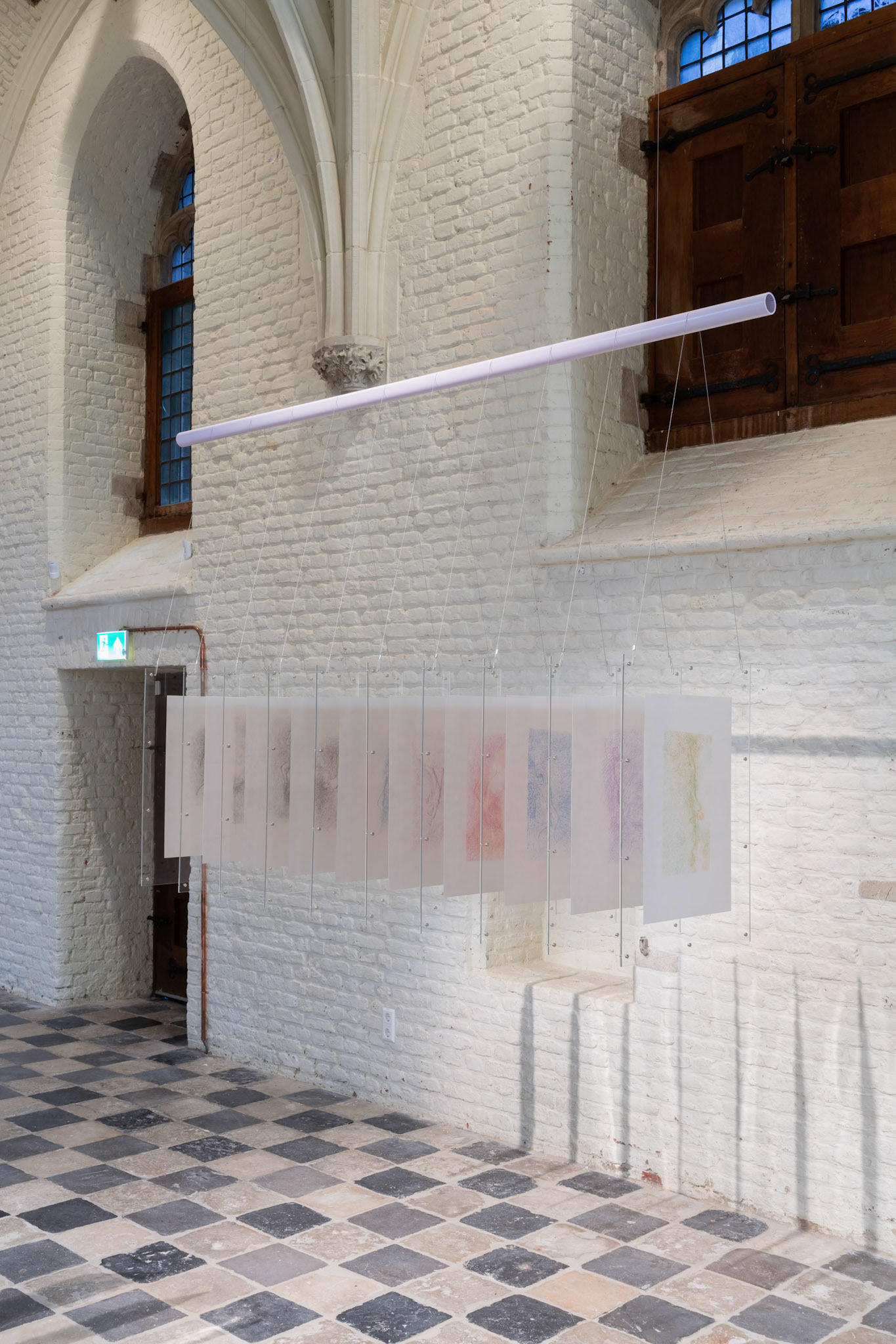 Covered (my skin), installation view Vleeshal 2024, photo Gunnar Meier 