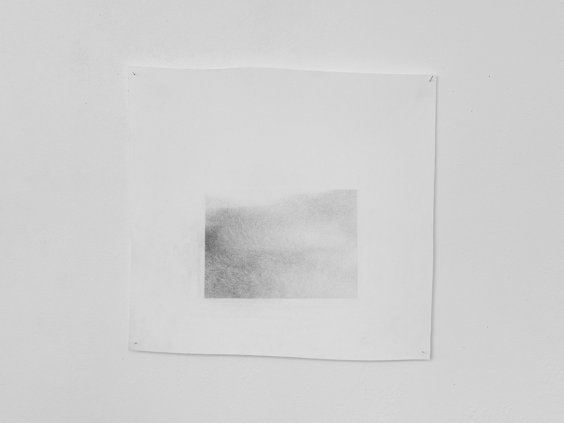 Untitled, graphite on paper, graphite on paper 38 x 45 cm, 2016