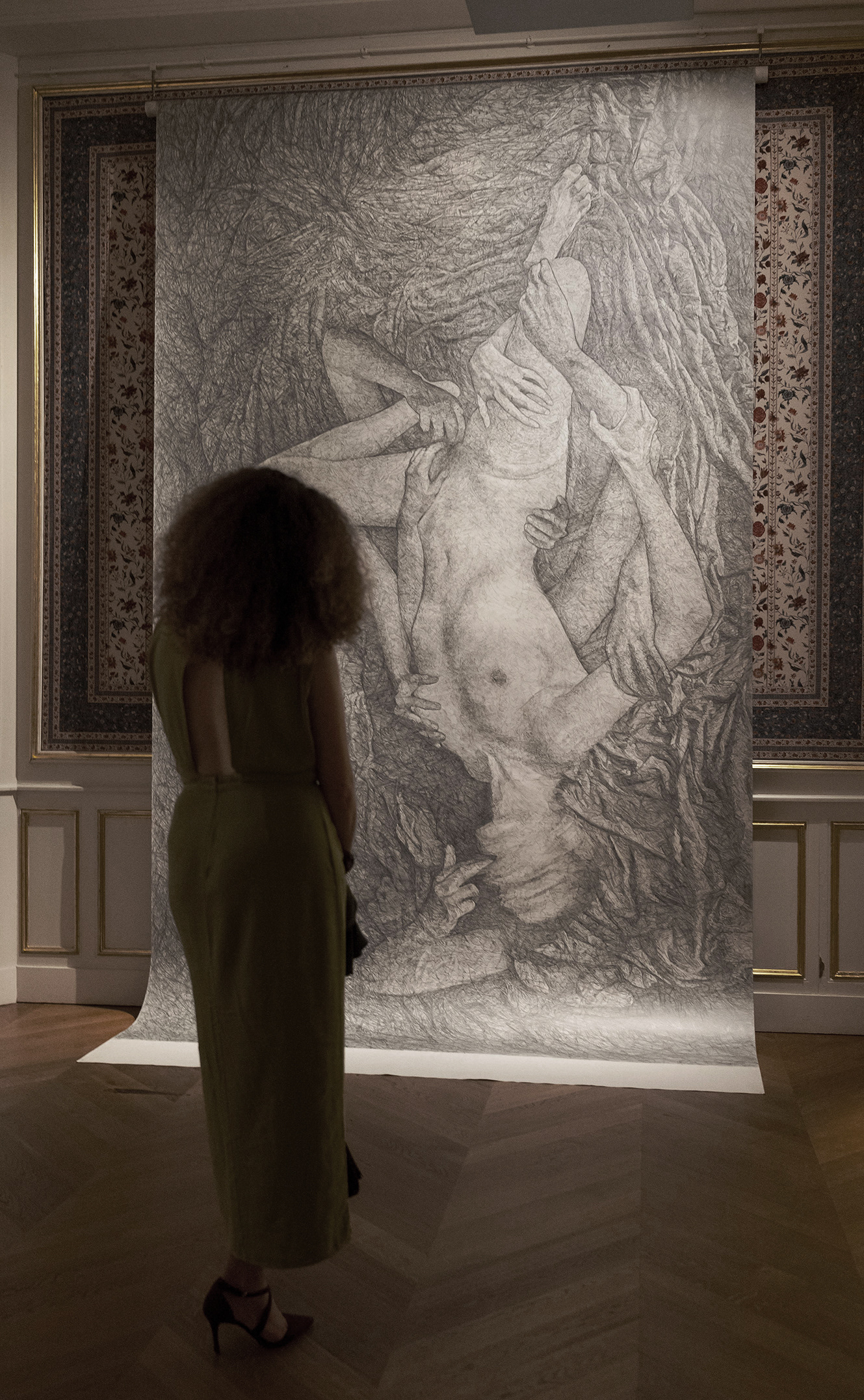 Installation view Kasteel Hingene 2024, photo Willem Rosiers