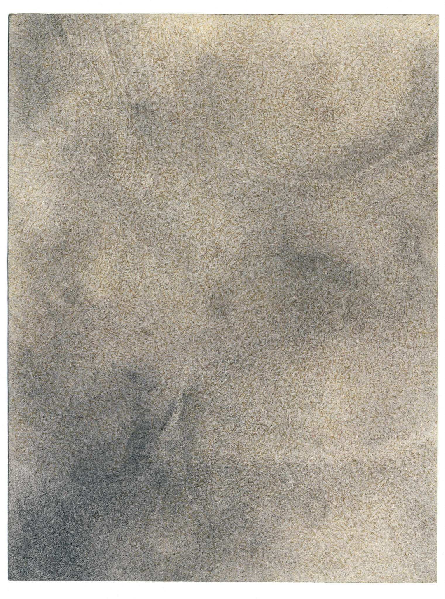 Untitled, graphite and colored pencil on paper 32,5 x 24,5 cm, 2018