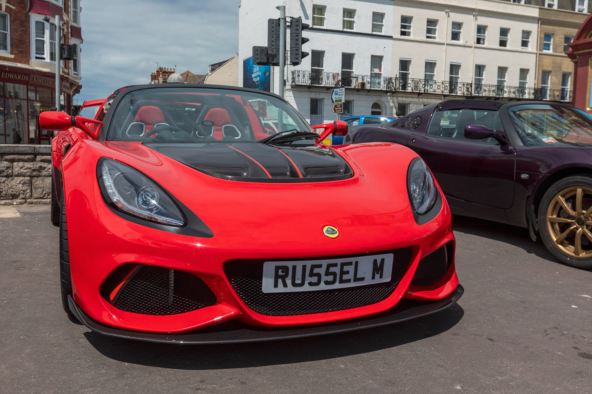 The Lotus Club of Great Britians annual display of cars at Weymouth 2024.