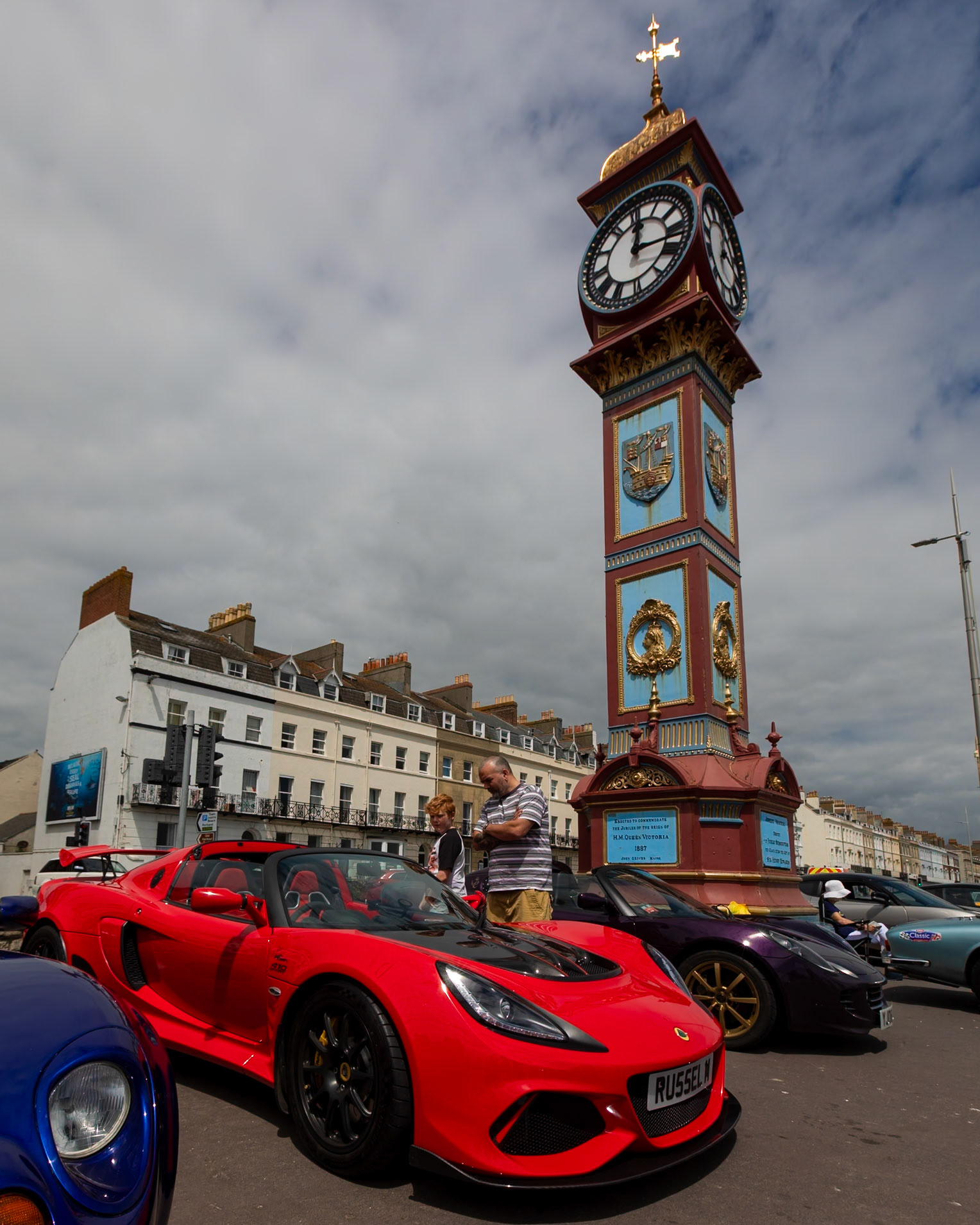 The Lotus Club of Great Britians annual display of cars at Weymouth 2024.