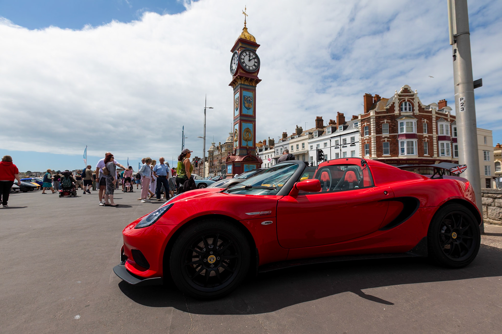 The Lotus Club of Great Britians annual display of cars at Weymouth 2024.
