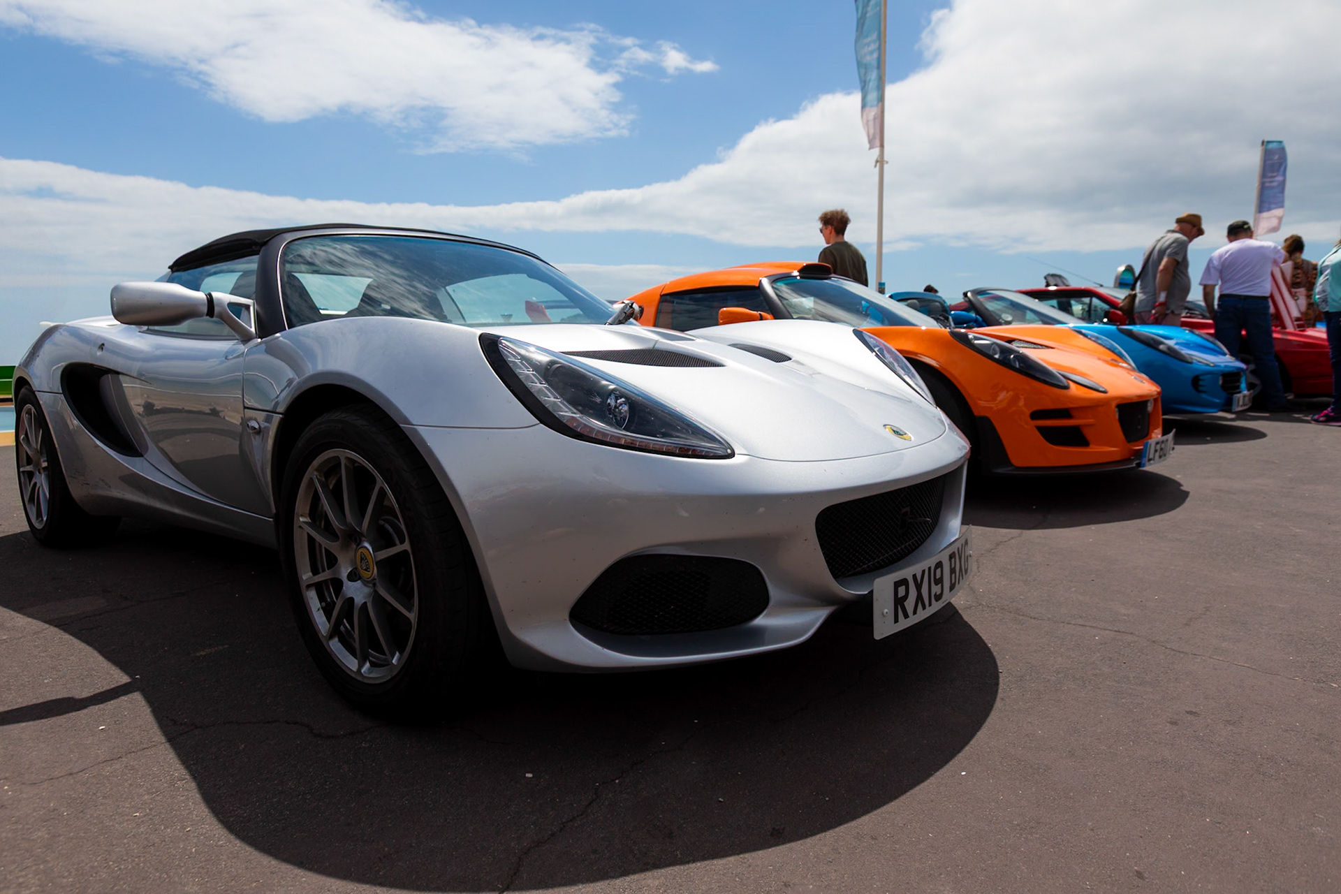 The Lotus Club of Great Britians annual display of cars at Weymouth 2024.