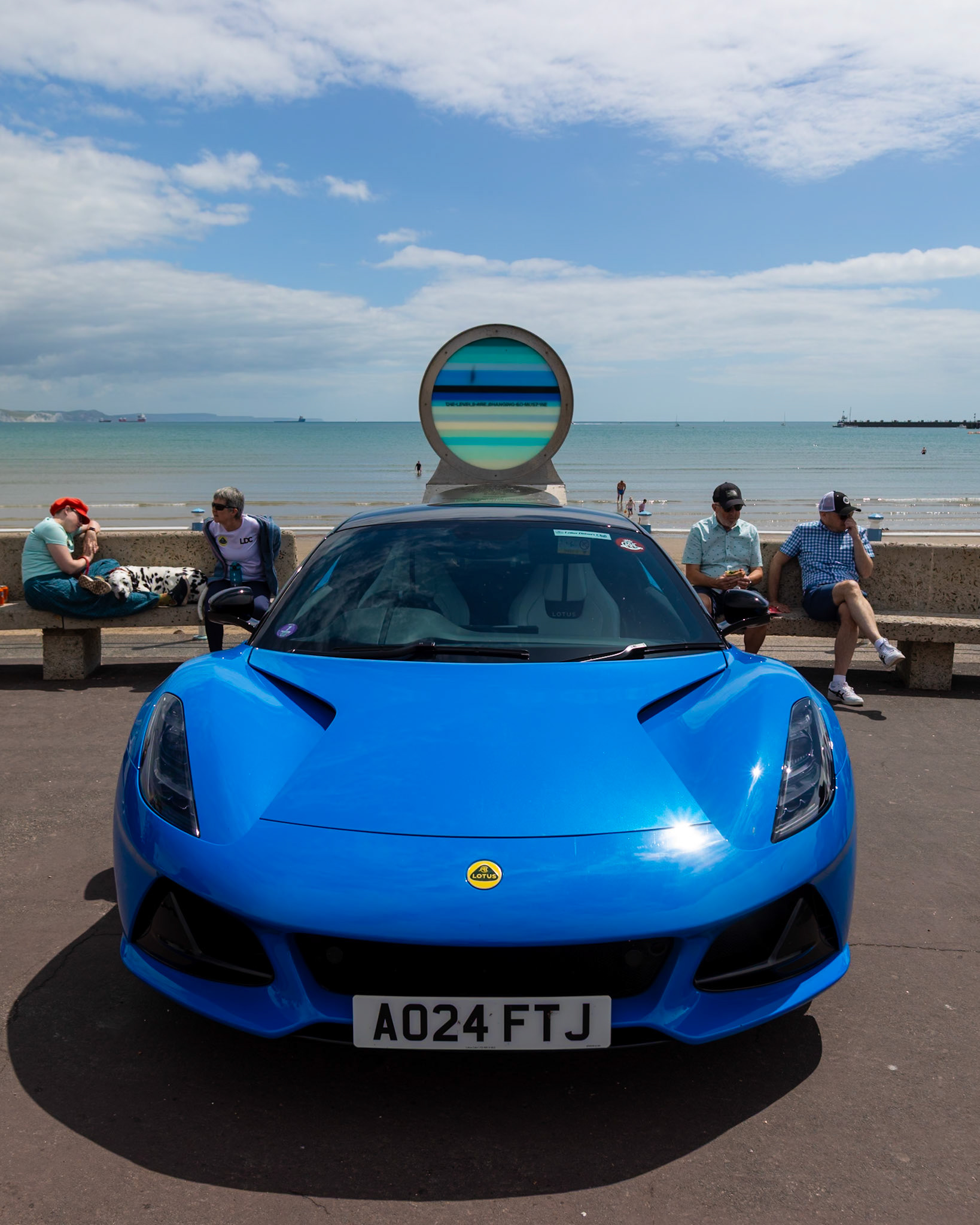 The Lotus Club of Great Britians annual display of cars at Weymouth 2024.