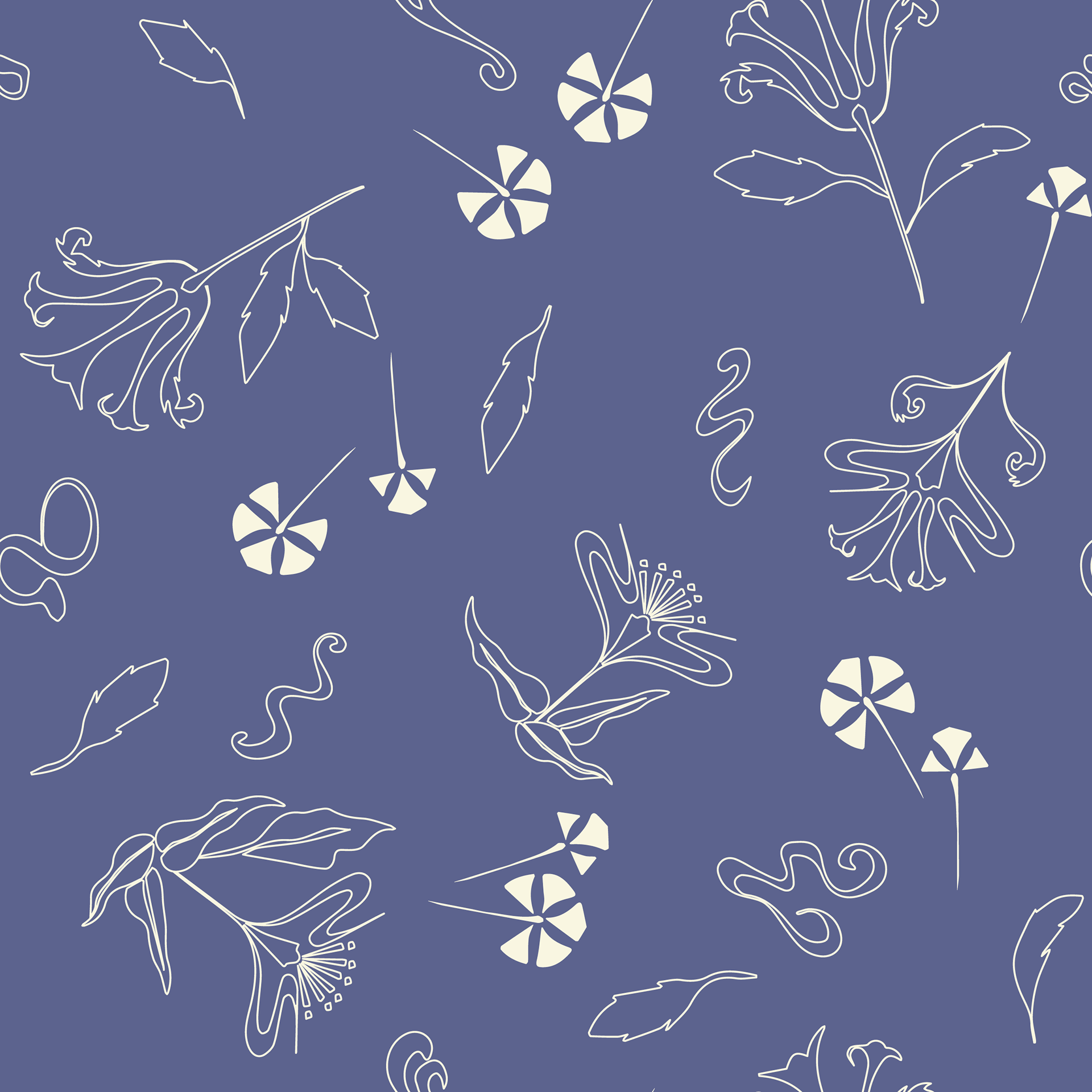 Whimsical Original Flowers - SM202307-GBR007C