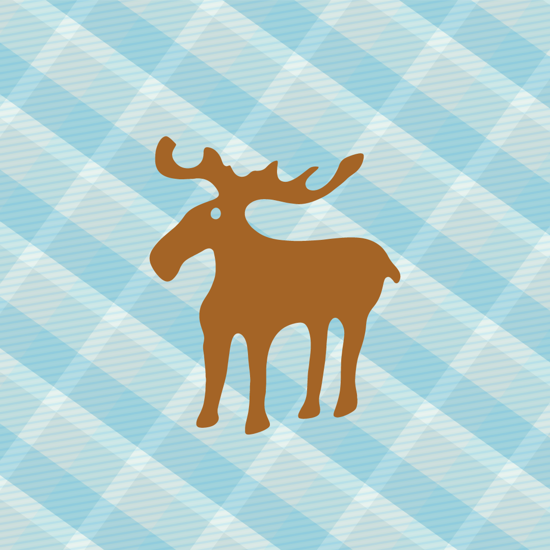 Moose and Flannel Tissue Light Blue - SM202309-MSF015
