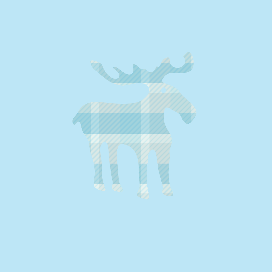 Flannel Moose in Light Blue - SM202309-MSF011