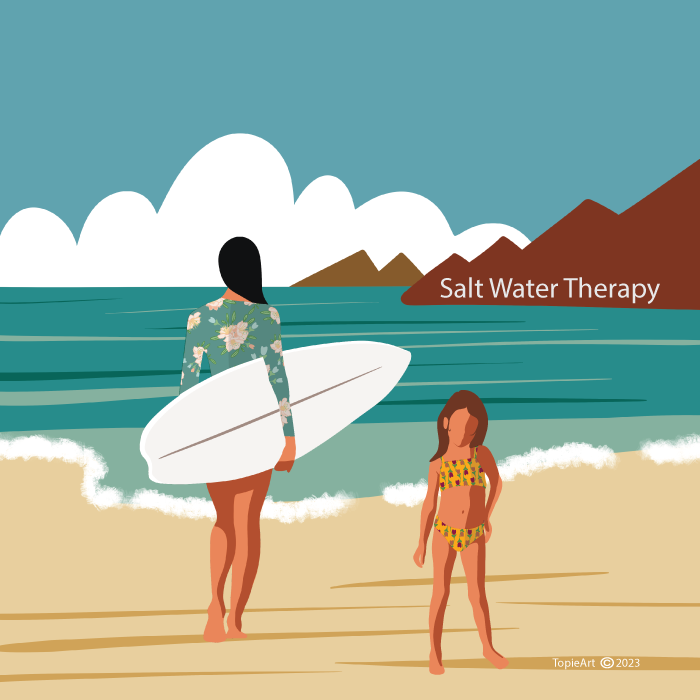 Surfer and Kid - SM202308-SPR003