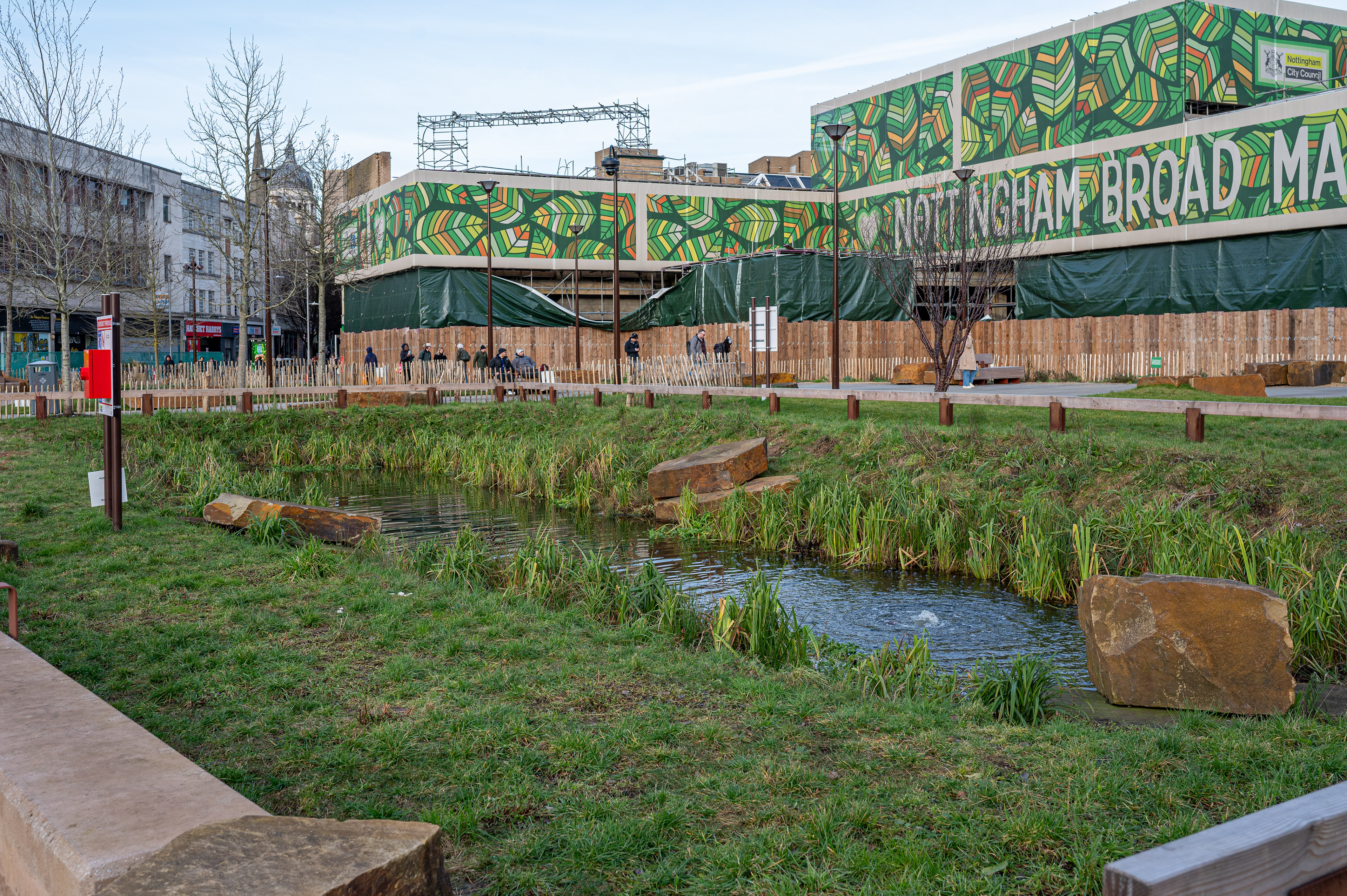 Broadmarsh city park, 2025