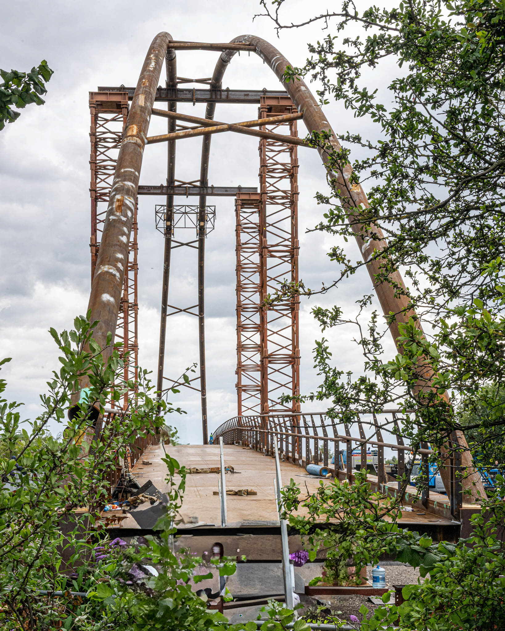 The Hucknall Arch - fabrication July 2025