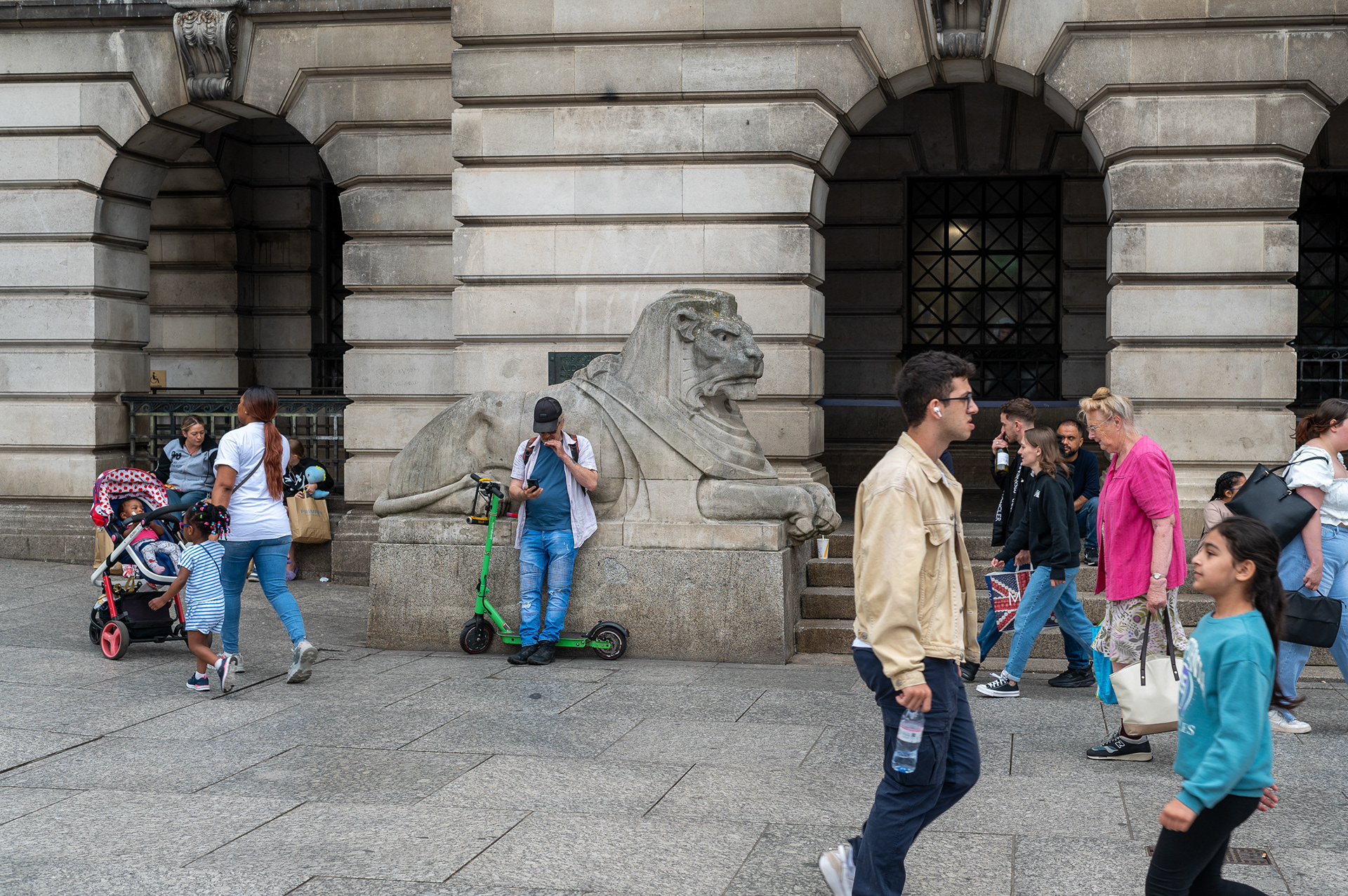 Left Lion, Old Market Square 2024