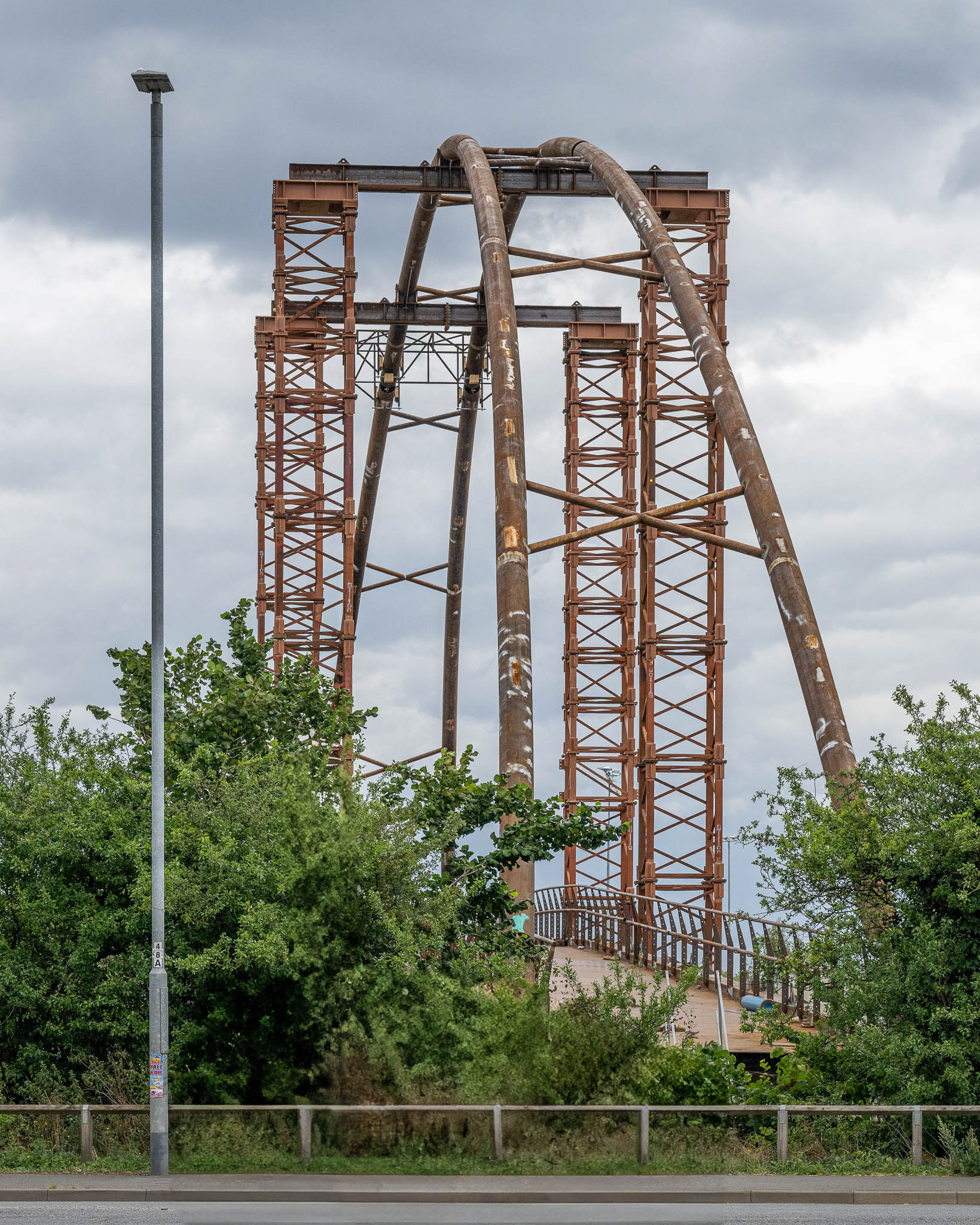 The Hucknall Arch - fabrication July 2025