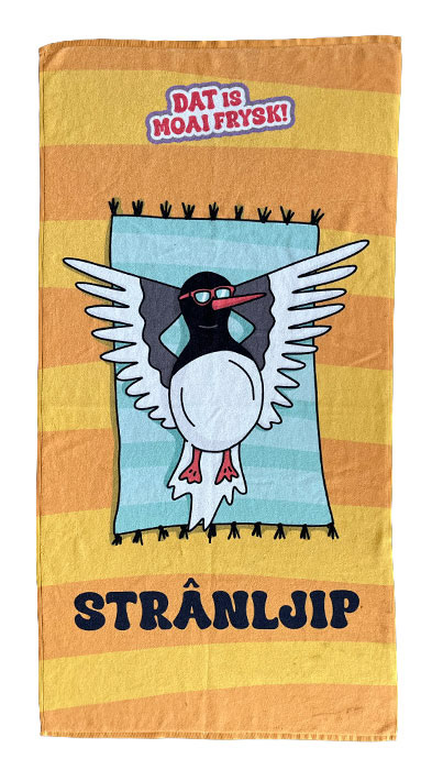illustratie op handdoek