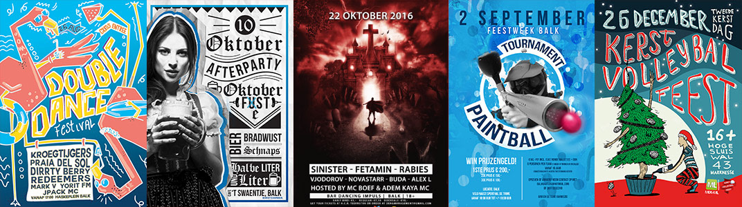 party poster ontwerp